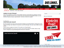 Tablet Screenshot of laatzen.dielinke-hannover.de